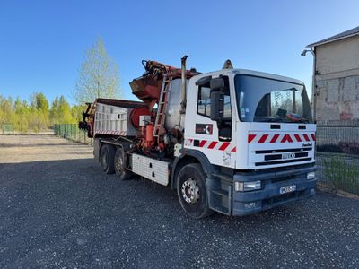 IVECO EUROTECH 190E30 - camion épandeur de bitume Kilométrag…