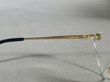 a close up of a pair of glasses on a table