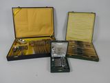 three different types of silverware in a case