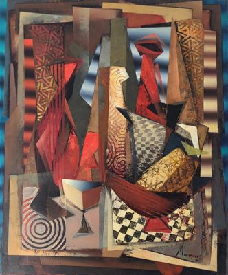 une photo représentant un collage de différentes œuvres d'art