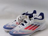Chaussures de football adidas, taille 45, bleues et rouges