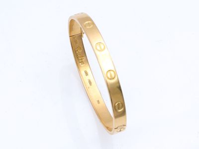Bracelet « Love Bang » Cartier en or jaune 18 carats