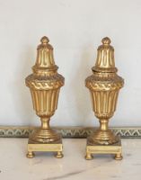 PAIRE DE CASSOLLETTES formant bougeoir en bronze ciselé et d… (photo 2)