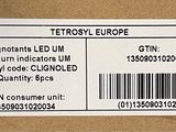 a close up of a label on a package of items