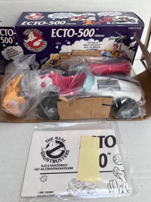 a box of toys that are sitting on a table