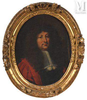 portrait of a man in a red coat with a white collar