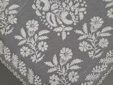an image of a table cloth with a floral design on it
