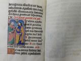an open book with a picture of a man and a woman on it
