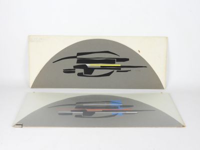 Nicole CORMIER VAGO (1932-2020) : 2 oeuvres, l'une sous plex… - Photo 1