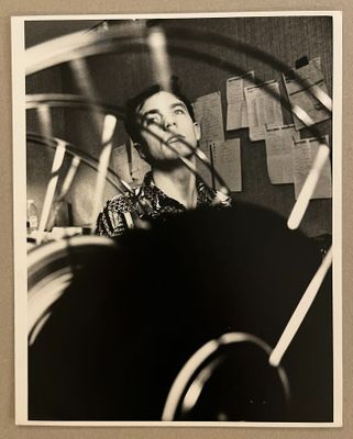 Jean Ber. Portrait de Christophe Donner vers 1980.