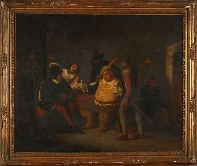 Ecole anglaise du XIXe siècle, en pendant : - Falstaff et le…