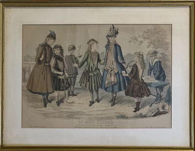 painting of a group of people dressed in period clothing