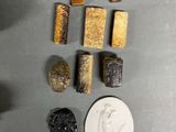 some of the items are laid out on a gray surface