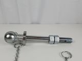 a metal ball with a chain attached to it