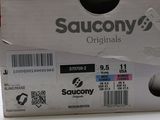a white box with a black and white logo on it