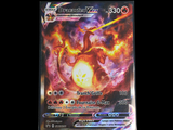 a close up of a pokemon card on a black background
