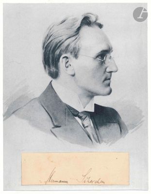 an old photo of a man with glasses and a tie