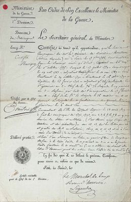 un document en noir et blanc sur lequel figure un point rouge