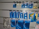 a lot of different items on the wall in the store