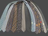 a lot of ties that are tied together on a string