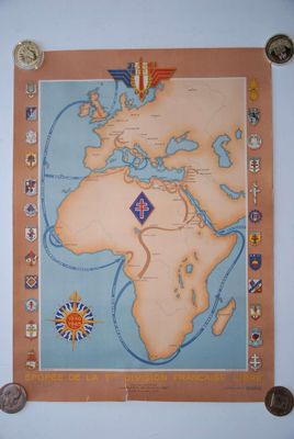 Epopée de la 1ère division Française Libre.