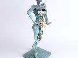 an image of a statue of a woman with a skeleton in her hands