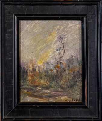 Hervé THIBAULT (né en 1944) Paysage lumineux - Photo 1