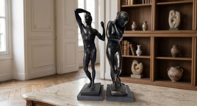 Auguste RODIN (1840-1917) d’après ADAM et EVE.