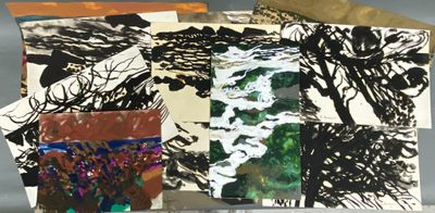 many cards that have been made to look like paintings