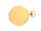 an image of a gold pocket watch with a chain on a white background