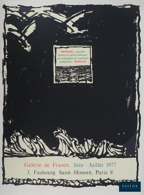 une affiche en noir et blanc représentant une grappe de bananes
