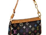 Sac à bandoulière Louis Vuitton en toile multicolore et cuir