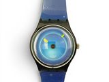 an image of a close up of a wrist watch on a white surface