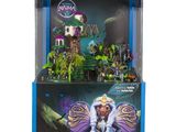 coffret Playmobil avec des figurines présentées dans une vitrine