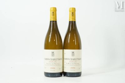 deux bouteilles de vin posées l'une à côté de l'autre sur une surface blanche