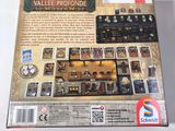 the back cover of a game box with a picture of a castle