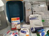 a lot of medical supplies on the table