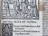 an old book with a picture of a group of people on it