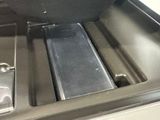 a metal sink with a metal faucet in it