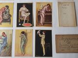 a lot of cards that are on a table