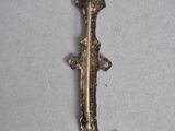 an image of a metal hook on a white surface
