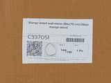 a cardboard box with a sticker on it