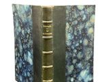 a picture of a book with a blue and gold cover