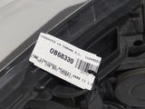 a close up of a car ' s front bumper with a label on it