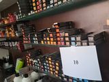 a lot of different items on the shelves in the store