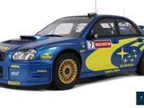 the car is blue and yellow with a yellow star on the side