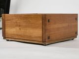 an image of a wooden box sitting on top of a table