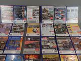 a lot of magazines on display on the table