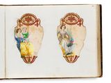 deux photos d'une femme et d'un homme sur un livre