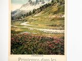 une image représentant une chaîne de montagnes traversée par une rivière